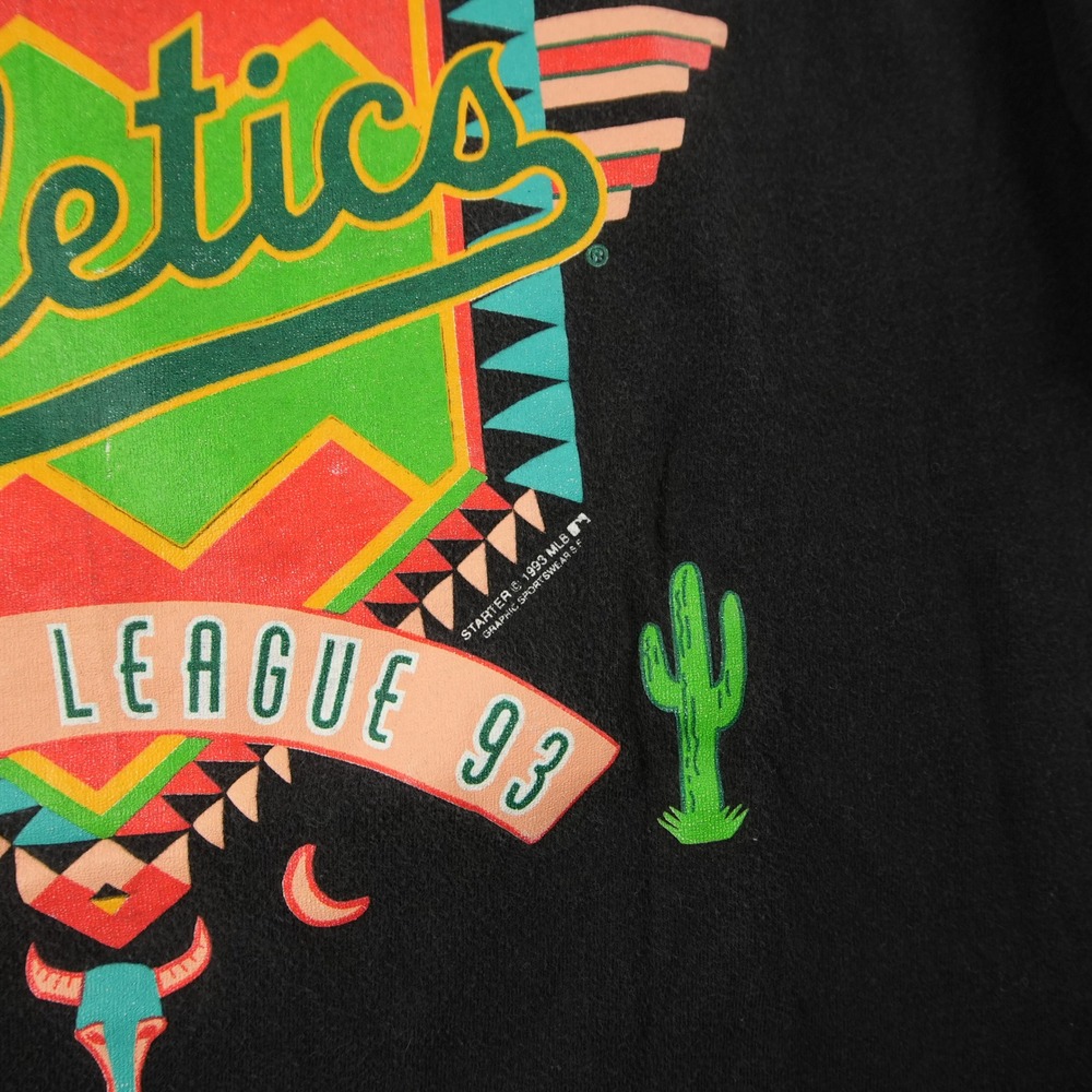 Vintage 1993 Oakland Athletics Cactus League Hanes USA T-Shirt Mens XL MLB - Picture 4 of 8